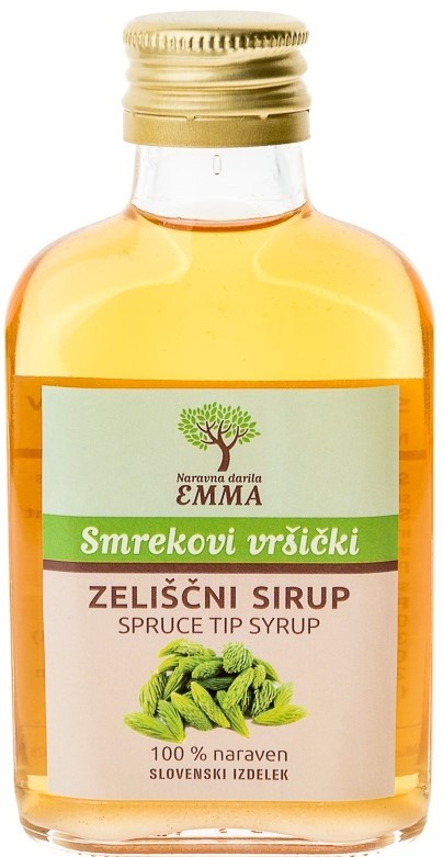 Zeliščni sirup iz smrekovih vršičkov, 100 ml